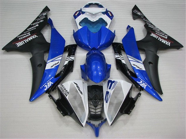 Blanc Bleu Noir Carénage Moto R6 2008-2016 Blanc Bleu Noir Carénage Moto R6 2008-2016