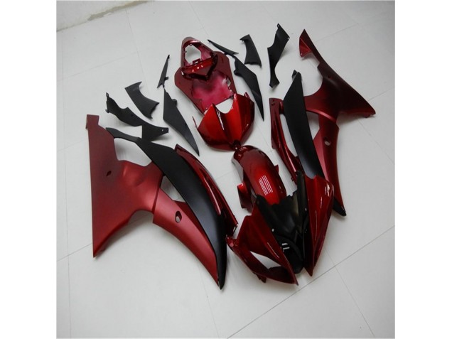 Rouge Noir Carénages Moto R6 2008-2016 Rouge Noir Carénages Moto R6 2008-2016