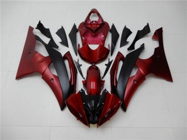 Rouge Noir Carénages Moto R6 2008-2016