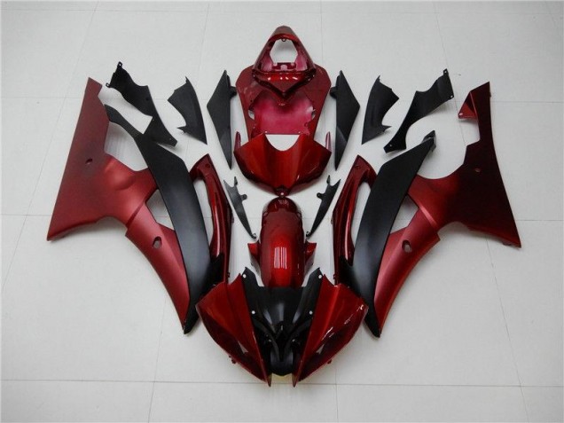 Rouge Noir Carénages Moto R6 2008-2016 Rouge Noir Carénages Moto R6 2008-2016