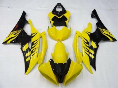 Jaune Noir Carénage Moto R6 2008-2016