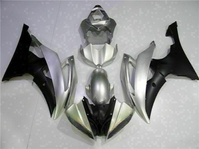 Argent Noir Carénage Moto R6 2008-2016 Argent Noir Carénage Moto R6 2008-2016