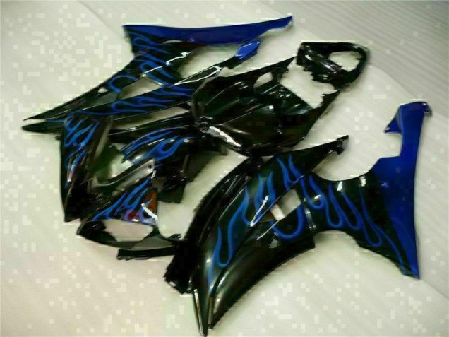 Bleu Flamme Noir Carénage Moto R6 2008-2016