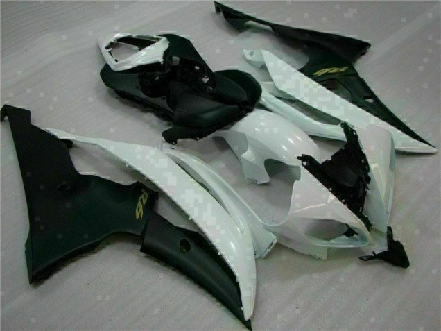 Blanc Noir Carénages Moto R6 2008-2016 Blanc Noir Carénages Moto R6 2008-2016