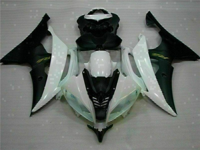 Blanc Noir Carénages Moto R6 2008-2016 Blanc Noir Carénages Moto R6 2008-2016
