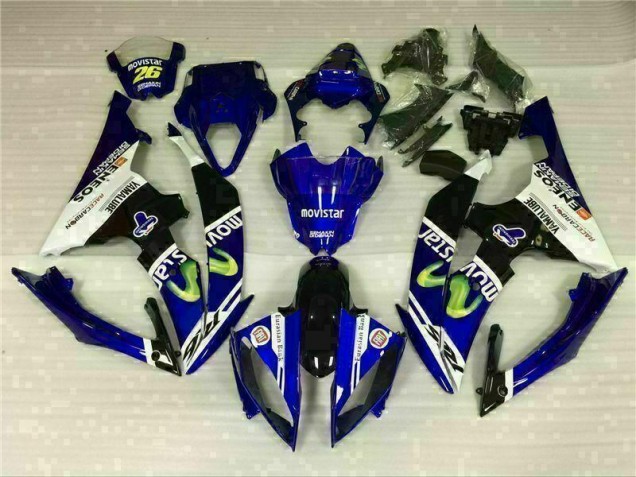 Blanc Bleu Carénages Moto R6 2008-2016 Blanc Bleu Carénages Moto R6 2008-2016