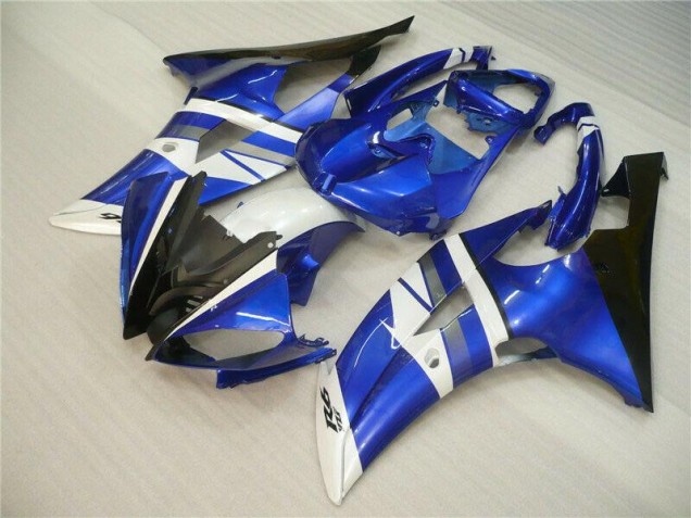 Bleu Blanc Noir Carénages Moto R6 2008-2016 Bleu Blanc Noir Carénages Moto R6 2008-2016