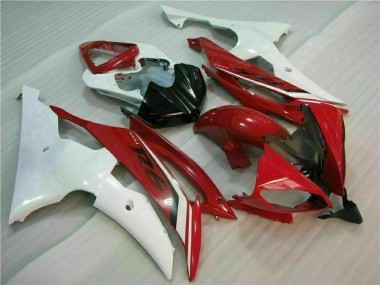 Rouge Blanc Carénage Moto R6 2008-2016