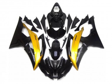 Noir Or Carénage Moto R6 2008-2016