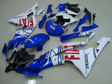 Bleu Blanc Rouge Fiat Carénage Moto R6 2008-2016