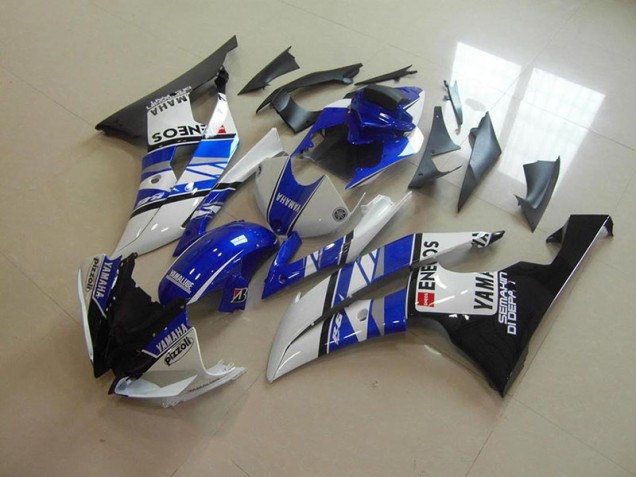 Bleu Blanc Bleu Blanc ENEOS Carénage Moto R6 2008-2016 Bleu Blanc Bleu Blanc ENEOS Carénage Moto R6 2008-2016
