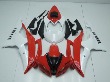 Rouge et Blanc Nacré Carénage Moto R6 2008-2016