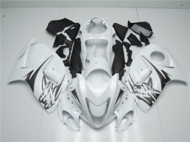 Blanc Carénage Moto GSXR 1300 Hayabusa 2008-2019