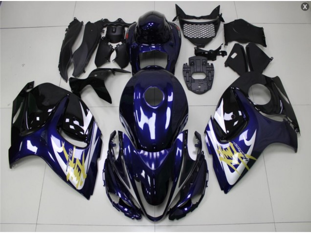 Bleu Or Carénage Moto GSXR 1300 Hayabusa 2008-2019 Bleu Or Carénage Moto GSXR 1300 Hayabusa 2008-2019