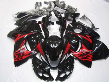 Noir Rouge Carrosserie Moto GSXR 1300 Hayabusa 2008-2019