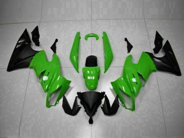 Vert Noir Carénages Moto EX650 2009-2011