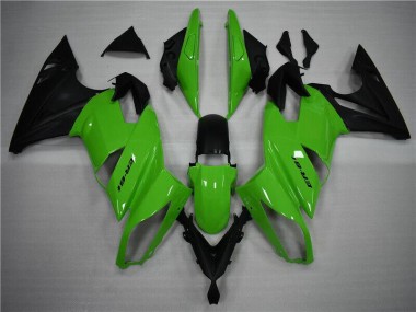 Vert Noir Carénage Moto EX650 2009-2011