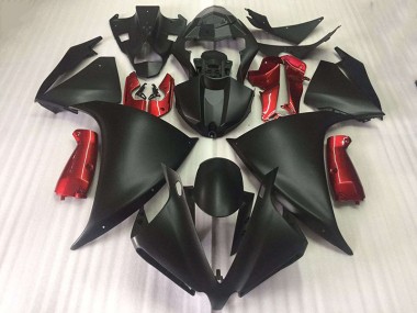 Noir Mat Brillant Rouge Carénage Moto R1 2009-2011