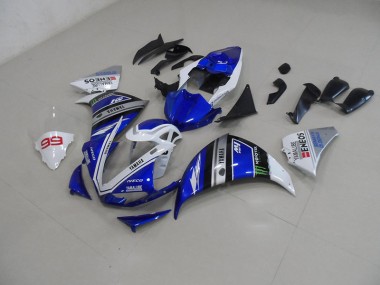 Bleu Blanc Carrosserie Moto R1 2009-2011