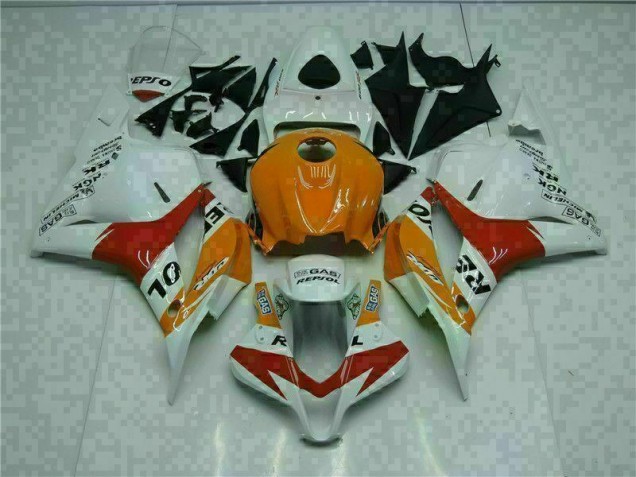 Blanc Orange Repsol Carénage Moto CBR 600 RR 2009-2012