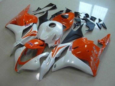 Orange Blanc Nacré Carénage Moto CBR 600 RR 2009-2012