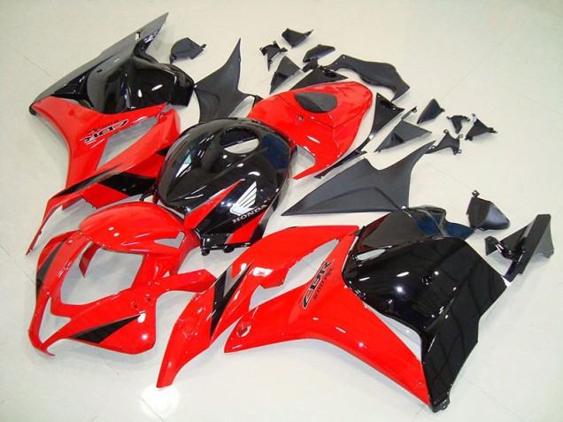 Rouge Noir Carénage Moto CBR 600 RR 2009-2012 Rouge Noir Carénage Moto CBR 600 RR 2009-2012
