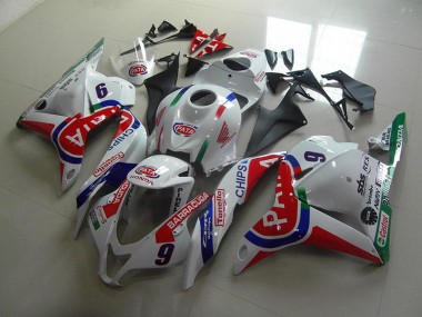 Rouge Blanc Pata Carénage Moto CBR 600 RR 2009-2012