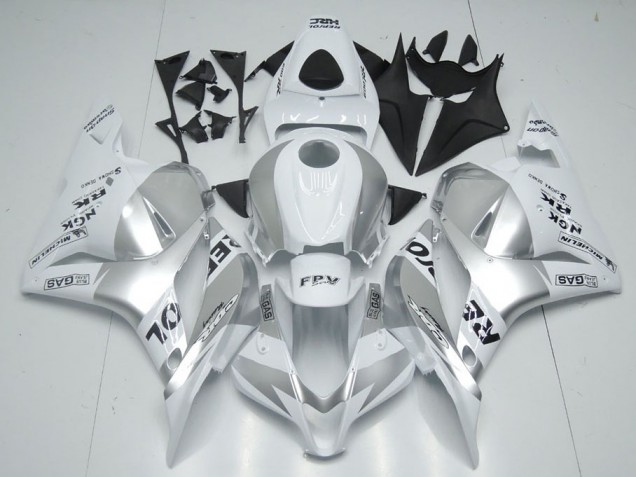 Blanc Argent Repsol Carénage Moto CBR 600 RR 2009-2012