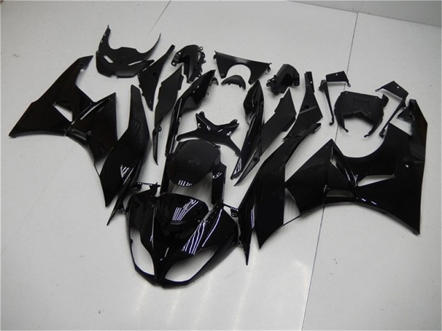 Noir Brillant Carénage Moto ZX6R 2009-2012 Noir Brillant Carénage Moto ZX6R 2009-2012
