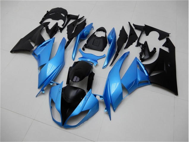 Bleu Noir Carénages Moto ZX6R 2009-2012 Bleu Noir Carénages Moto ZX6R 2009-2012