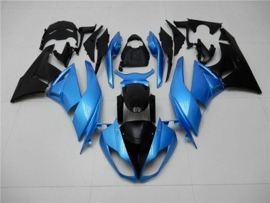 Bleu Noir Carénages Moto ZX6R 2009-2012