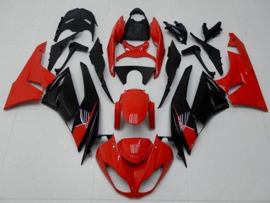 Rouge Noir Carénage Moto ZX6R 2009-2012