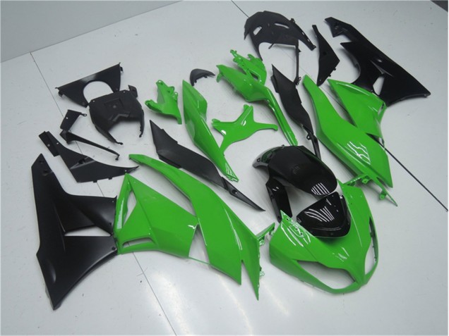 Vert Noir Carrosserie Moto ZX6R 2009-2012 Vert Noir Carrosserie Moto ZX6R 2009-2012
