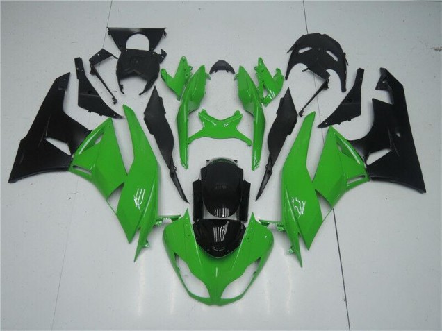 Vert Noir Carrosserie Moto ZX6R 2009-2012 Vert Noir Carrosserie Moto ZX6R 2009-2012