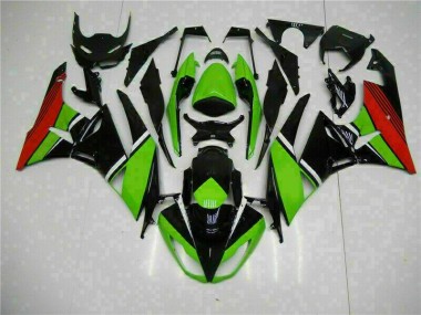 Noir Vert Rouge Carénage Moto ZX6R 2009-2012
