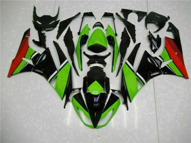 Noir Vert Rouge Carénage Moto ZX6R 2009-2012 Noir Vert Rouge Carénage Moto ZX6R 2009-2012