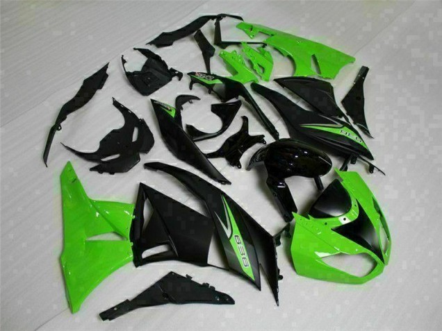 Noir Vert 636 Carénage Moto ZX6R 2009-2012 Noir Vert 636 Carénage Moto ZX6R 2009-2012