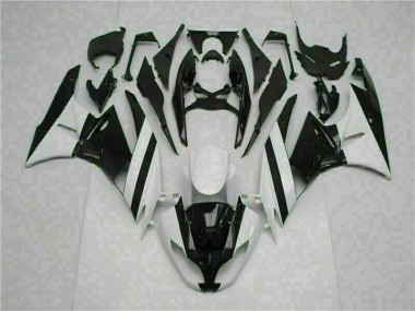 Blanc Noir Carénage Moto ZX6R 2009-2012