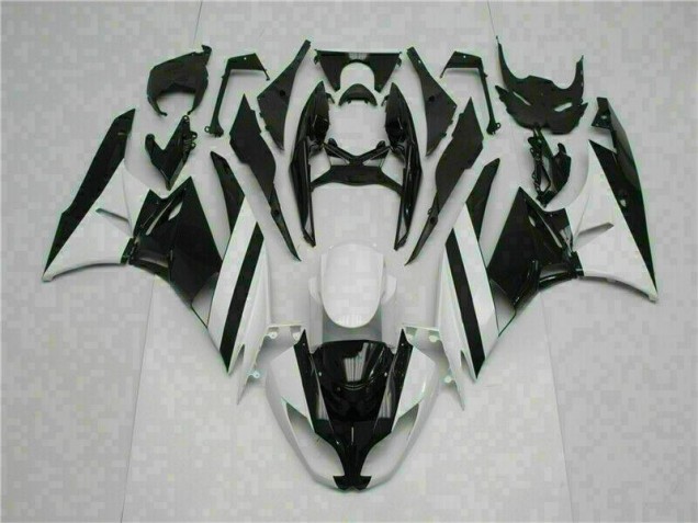 Blanc Noir Carénage Moto ZX6R 2009-2012 Blanc Noir Carénage Moto ZX6R 2009-2012