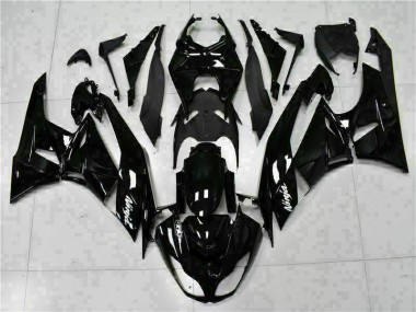 Noir Blanc Ninja Carénage Moto ZX6R 2009-2012