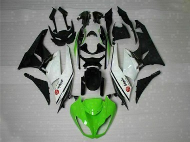 Vert Noir Blanc 25 Carénage Moto ZX6R 2009-2012
