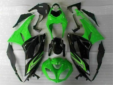 Vert Noir Carénage Moto ZX6R 2009-2012