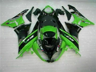 Vert Noir Carénages Moto ZX6R 2009-2012