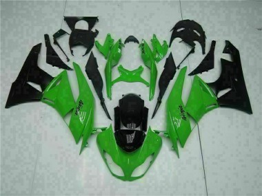 Noir Vert Carénage Moto ZX6R 2009-2012