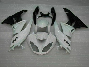 Blanc Noir Carénages Moto ZX6R 2009-2012