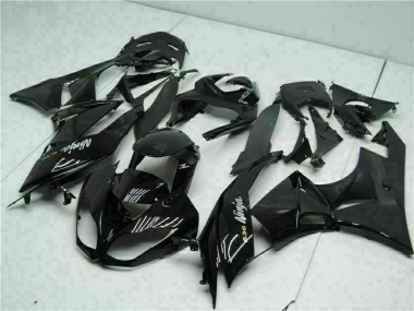 Noir Blanc Ninja 636 Carénage Moto ZX6R 2009-2012