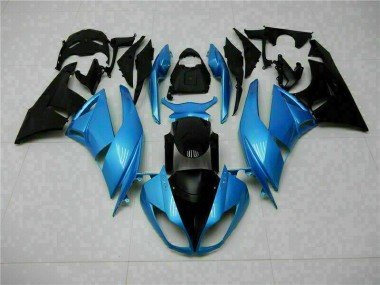 Bleu Noir Carénage Moto ZX6R 2009-2012