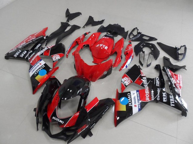 Rouge Jomo Carénage Moto GSXR 1000 K9 2009-2016 Rouge Jomo Carénage Moto GSXR 1000 K9 2009-2016