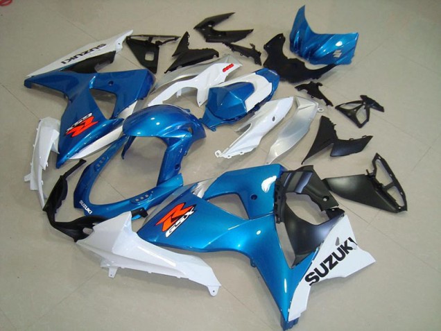 Bleu et Blanc Style OEM Carénage Moto GSXR 1000 K9 2009-2016 Bleu et Blanc Style OEM Carénage Moto GSXR 1000 K9 2009-2016