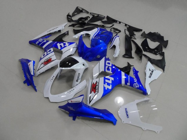 Bleu Tyco Carénage Moto GSXR 1000 K9 2009-2016 Bleu Tyco Carénage Moto GSXR 1000 K9 2009-2016